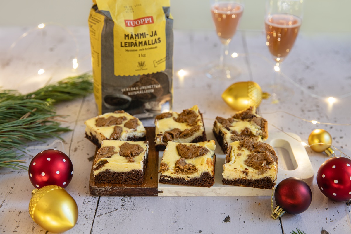 Appelsiini-mallasbrownie