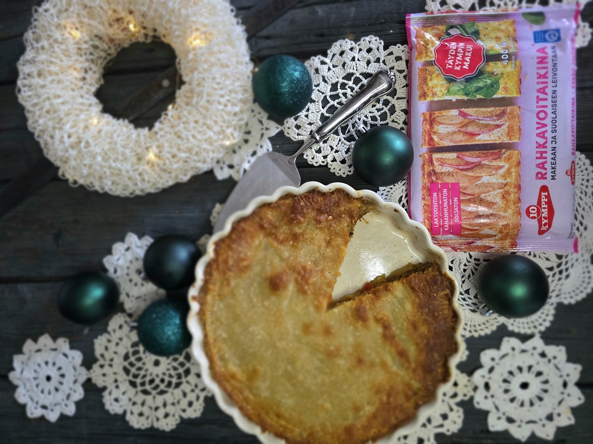 Ruokaisa tacopiirakka